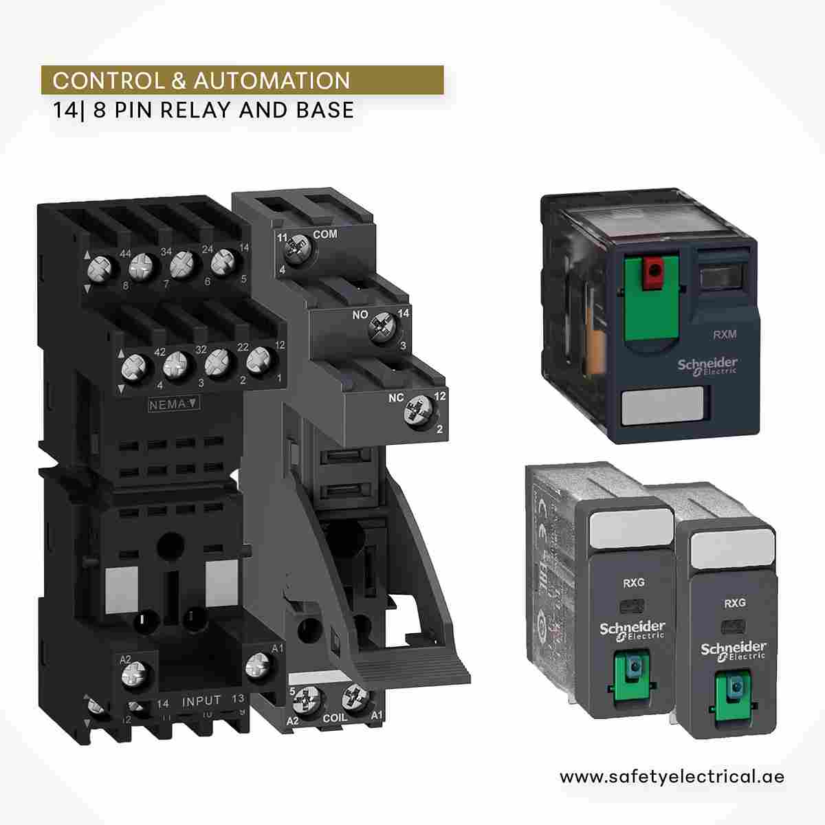 14 8 PIN RELAY AND BASE